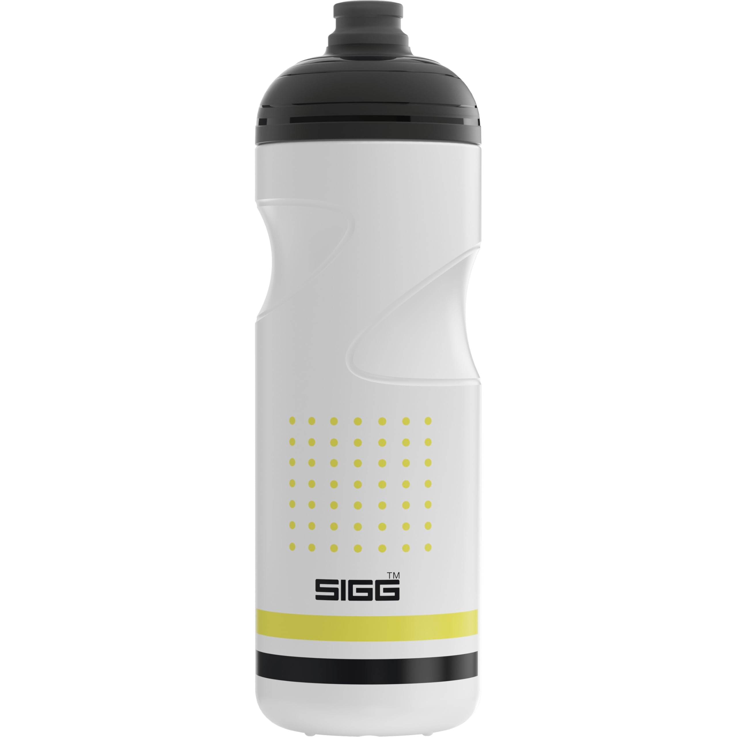 SIGG Pulsar Black Bike Water Bottle (0.75 L), Leakproof Cycling Bottle, Super Lightweight and BPA-Free Sports Bottle with SureSnap® Valve