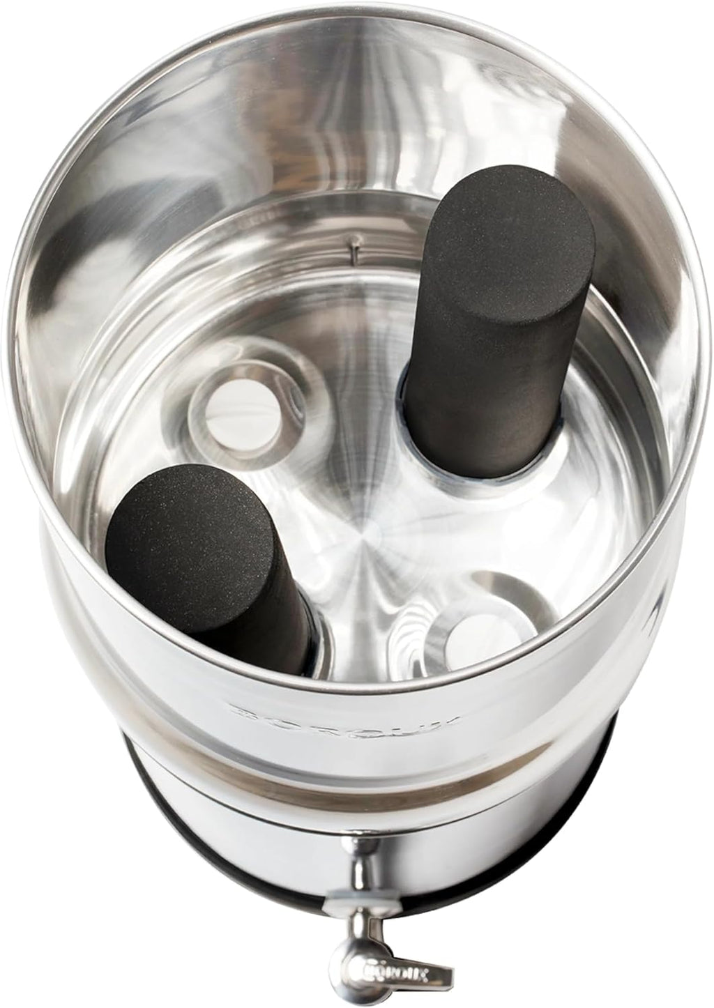 Boroux Foundation. Black Replacement Water Filter - Replacement For Berkey BB9-2 and Gravity-Fed Water Filter Systems