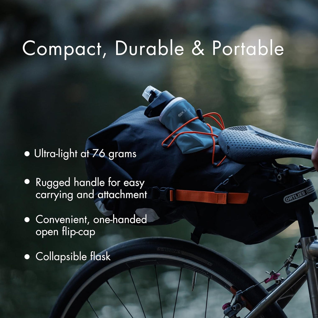 Katadyn BeFree 1.0L Ultralight Collapsible Water Filter Bottle for Hiking, Camping, Backpacking